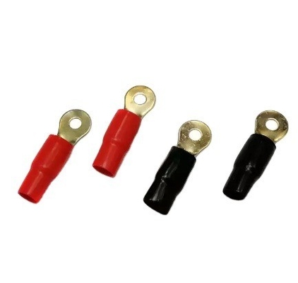 1/0 AWG टिन कॉपर Lugs रिंग टर्मिनल कनेक्टर गर्मी सिकुड़ने के साथ