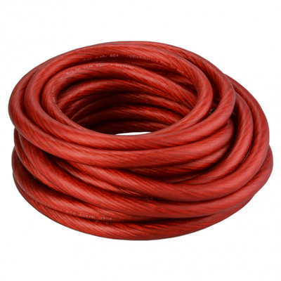 SAEJ 1128 स्टिंगर ट्रू गेज 1/0 AWG प्रदर्शन के लिए घुमावदार OFC कार ऑडियो पावर वायर