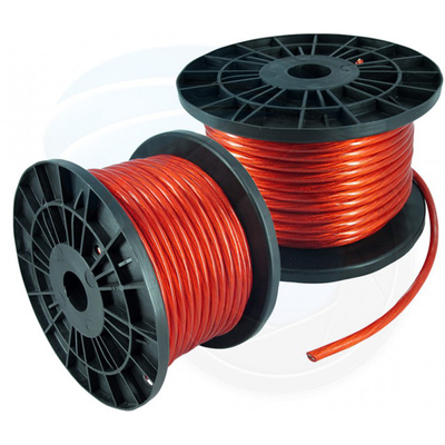SAEJ 1128 स्टिंगर ट्रू गेज 1/0 AWG प्रदर्शन के लिए घुमावदार OFC कार ऑडियो पावर वायर