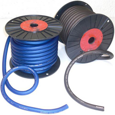 SAEJ 1128 स्टिंगर ट्रू गेज 1/0 AWG प्रदर्शन के लिए घुमावदार OFC कार ऑडियो पावर वायर