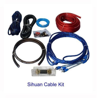 COAXIAL कनेक्टर प्रकार कार ऑडियो एम्पलीफायर OFC इंस्टॉलेशन वायरिंग किट