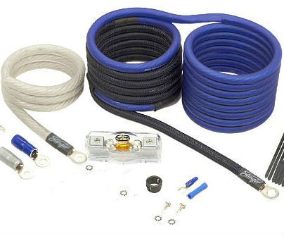 COAXIAL कनेक्टर प्रकार कार ऑडियो एम्पलीफायर OFC इंस्टॉलेशन वायरिंग किट