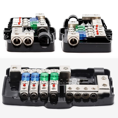 0 AWG 12V मल्टीफंक्शनल मिनी एएनएल फ्यूज बॉक्स वितरण ब्लॉक वाहनों के लिए