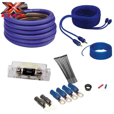 OFC COPPER OR CCA 2500W 2000W 1500W ऑटोमोटिव एम्पलीफायर वायरिंग किट कार ऑडियो केबल के लिए