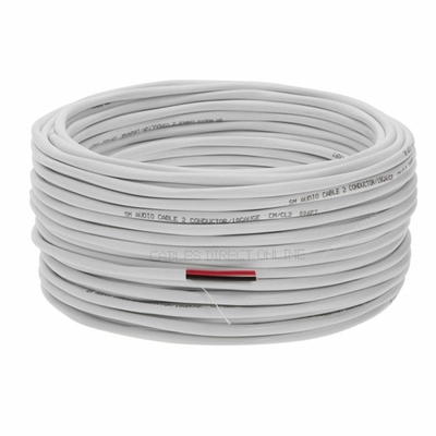22 AWG 4 सुरक्षा/अलार्म/पहुंच नियंत्रण के लिए कंडक्टर स्ट्रैंड्ड शील्ड्ड प्लेनम केबल