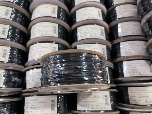टिन कॉपर पीवीसी जैकेट UL1015 1007 अछूता उपकरण केबल हुक अप तार 0.5mm2 22AWG 26AWG 28AWG EN5075 2014