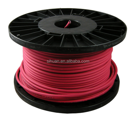 टिन CCA 18 AWG 2/C ठोस FPLR आग अलार्म केबल 1000 फीट लाल तांबा कंडक्टर परिरक्षण