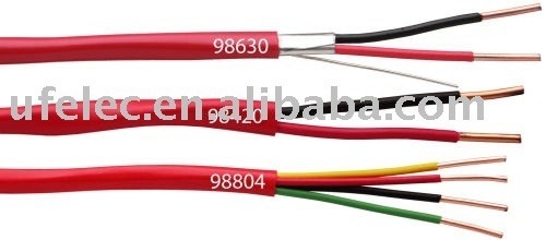 सीई प्रमाण पत्र के साथ अग्नि अलार्म केबल 2c 4c 6c 1.5mm2 2.5mm2 0.80mm नंगे तांबे के तार