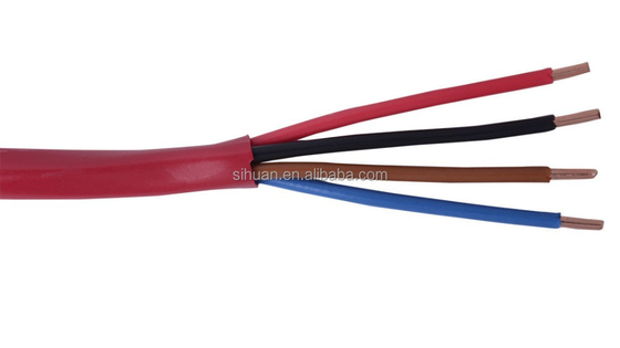 सीई प्रमाण पत्र के साथ अग्नि अलार्म केबल 2c 4c 6c 1.5mm2 2.5mm2 0.80mm नंगे तांबे के तार
