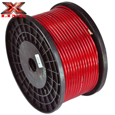 नरम पीवीसी जैकेट 20mm2 35mm2 50mm2 16mm2 10mm2 कार ऑडियो के लिए एम्पलीफायर पावर वायर केबल