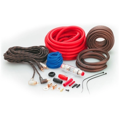 4awg एम्प इंस्टॉलेशन केबल किट 2500W कार ऑडियो केबल किट नंगे तांबे कंडक्टर के साथ