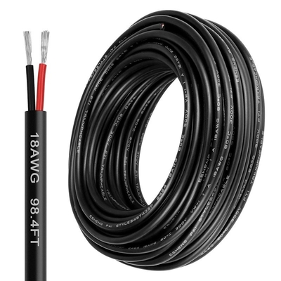 18AWG 2 कंडक्टर 20AWG 3 कंडक्टर इलेक्ट्रिकल वायर स्ट्रैंड्ड पीवीसी टिन्ड कॉपर वायर