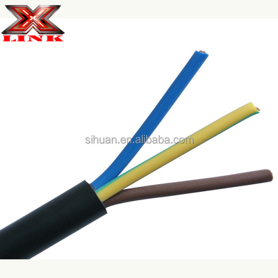 स्ट्रैंड्ड कंडक्टर घरेलू उपकरण विद्युत तार 14 ga x4c 18awg x3c काले या सफेद में