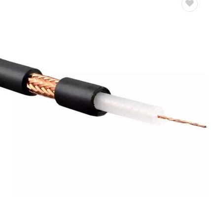 50 ओम कम हानि वाला तांबा कंडक्टर RG213U UHF VHF VB रेडियो समाक्षीय संचार केबल