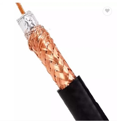 50 ओम कम हानि वाला तांबा कंडक्टर RG213U UHF VHF VB रेडियो समाक्षीय संचार केबल
