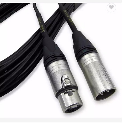 24AWG पीवीसी इन्सुलेशन माइक्रोफोन रेडियो स्टेशन और स्पीकर सिस्टम के लिए एक्सएलआर डीएमएक्स केबल