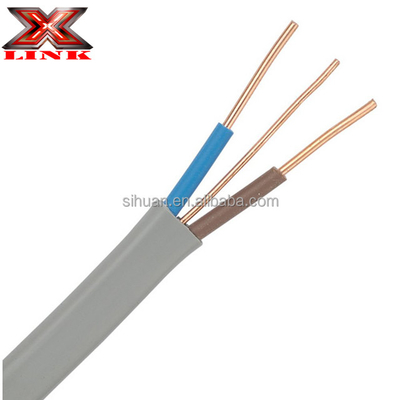 14AWG 16AWG 2.5mm 1.5mm 3 2 कोर स्ट्रैंड्ड कॉपर इलेक्ट्रिक केबल पीवीसी इन्सुलेशन के साथ