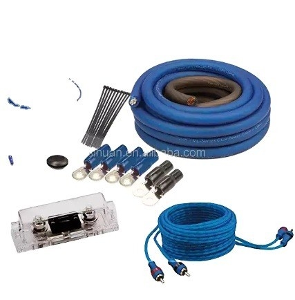 वॉलमार्ट के 8AWG 4AWG 0AWG कार एम्प वायरिंग किट आरसीए कनेक्टर के साथ अपनी कार ऑडियो को अपग्रेड करें