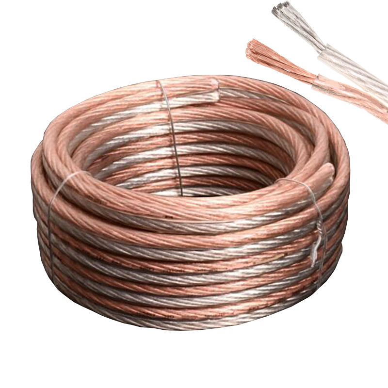 150 फीट 12 Awg लाउड स्पीकर केबल के साथ संयोजन सुरक्षा कस्टम सीसीए स्पीकर तार