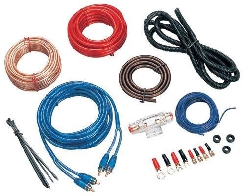 COAXIAL कनेक्टर प्रकार कार ऑडियो एम्पलीफायर OFC इंस्टॉलेशन वायरिंग किट