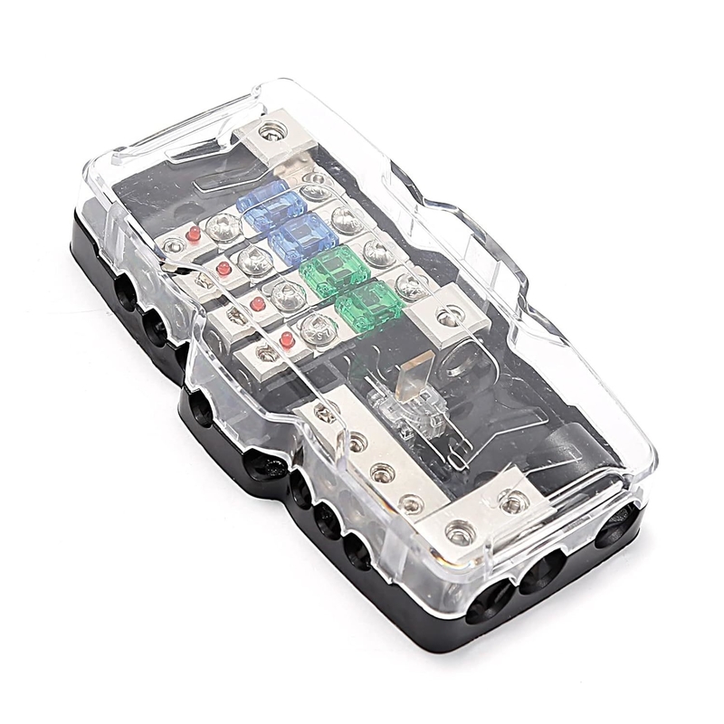 0 AWG 12V मल्टीफंक्शनल मिनी एएनएल फ्यूज बॉक्स वितरण ब्लॉक वाहनों के लिए